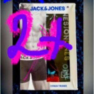 2X -2 boxes NWT Jack & Jones men’s 3pk M fit size 31-32) & S(fits 29/30)